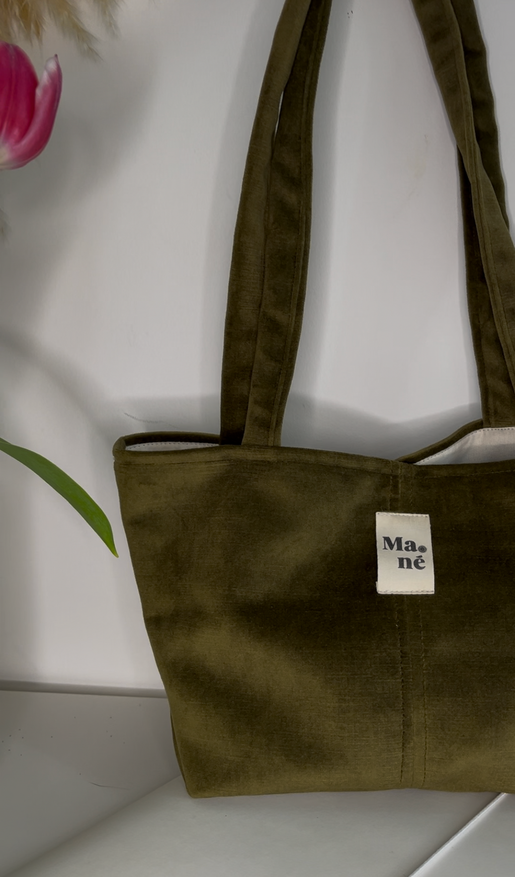 Sac à main - Velours Kaki
